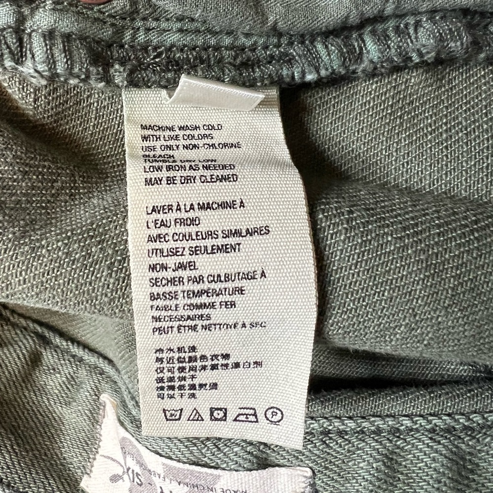 Free People distressed denim shorts, 26, Sage - Picture 8 of 8